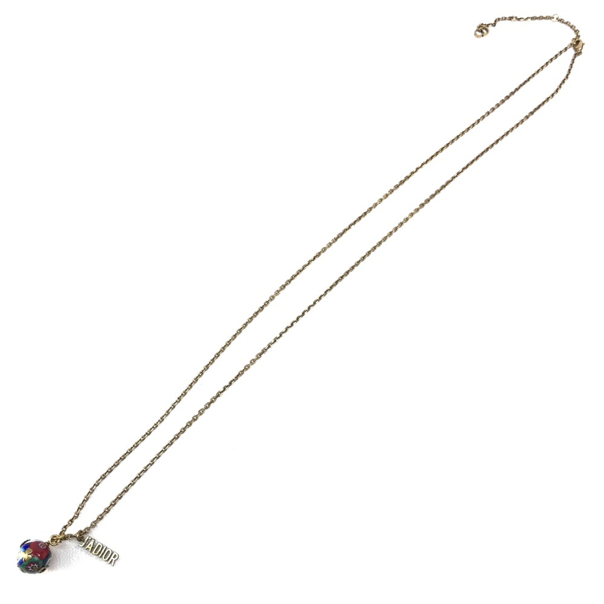 Christian CHRISTIAN DIOR J'ADIOR ball Necklace Multicolore GoldHardware