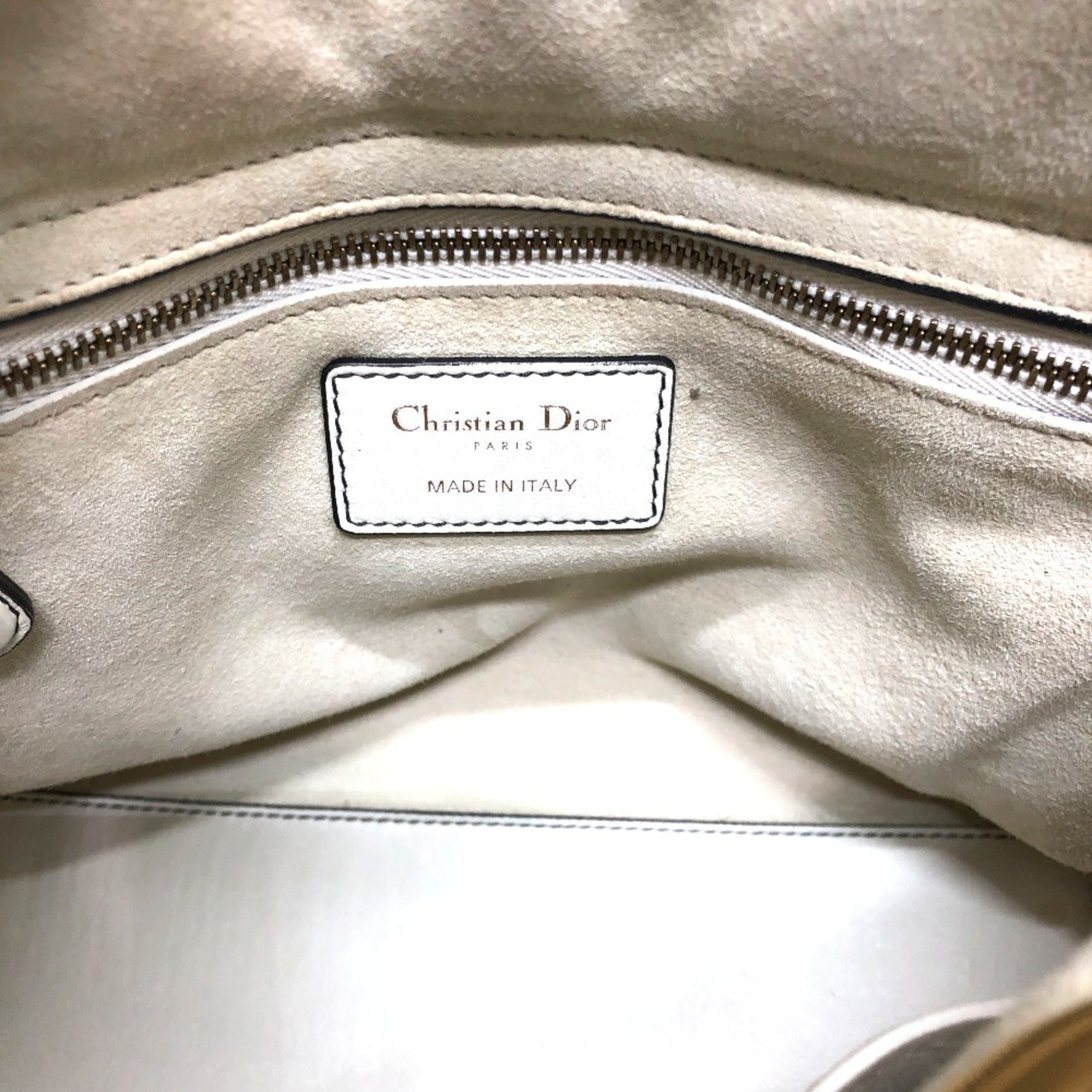 CHRISTIAN DIOR M0579CVNZ030ETF Cannage Bag Lady CHRISTIAN DIOR Hand Bag White