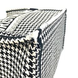 CHRISTIAN DIOR M1296ZTQT_M911 Houndstooth Bag Shoulder Bag Tote Bag Black White