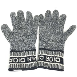 CHRISTIAN DIOR 15DWI754I177 Accessories Gloves gloves Navy White