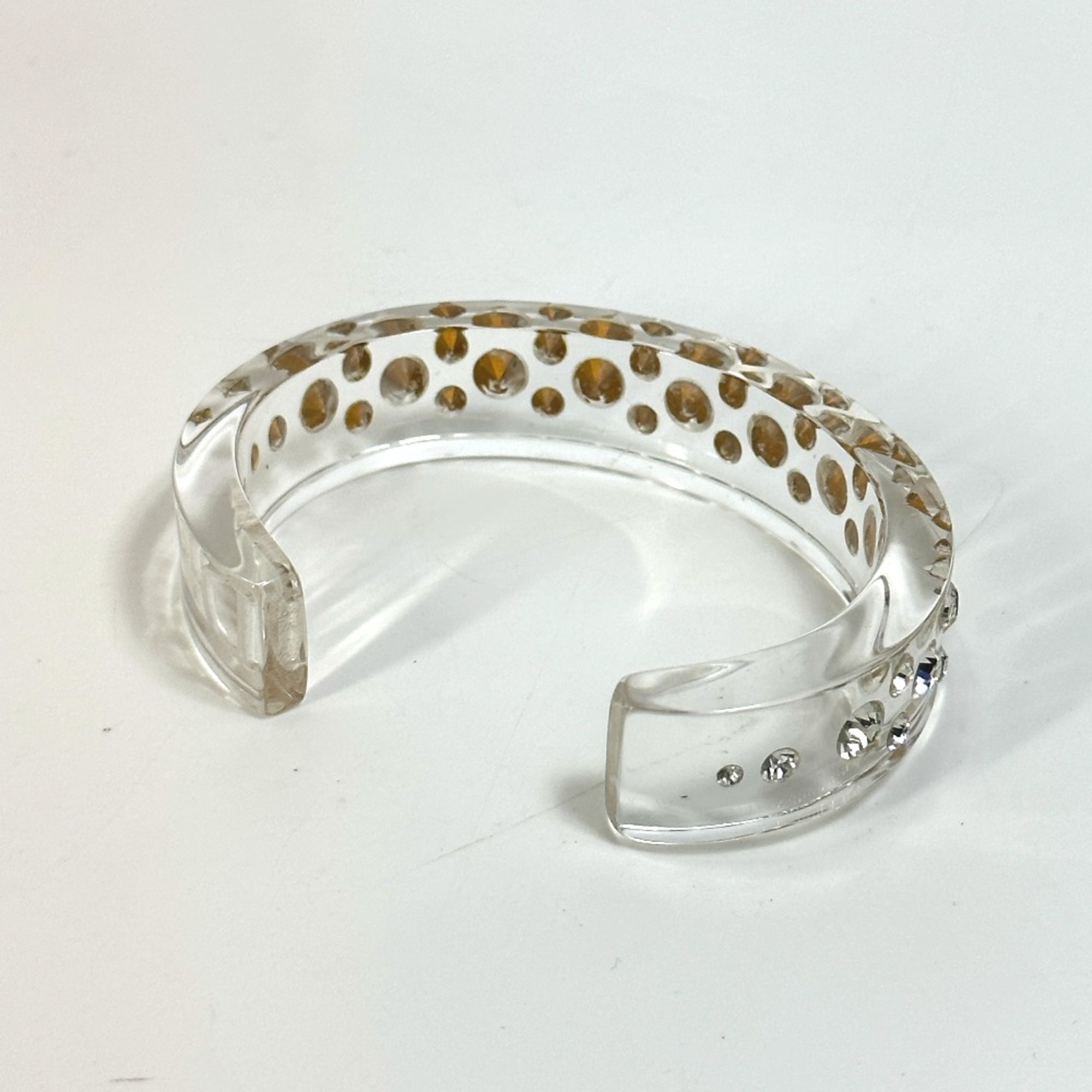 CHRISTIAN DIOR logo Bracelet accessories Bangle clear