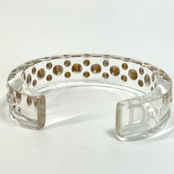 CHRISTIAN DIOR logo Bracelet accessories Bangle clear