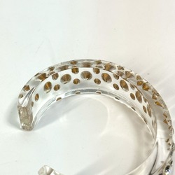 CHRISTIAN DIOR logo Bracelet accessories Bangle clear