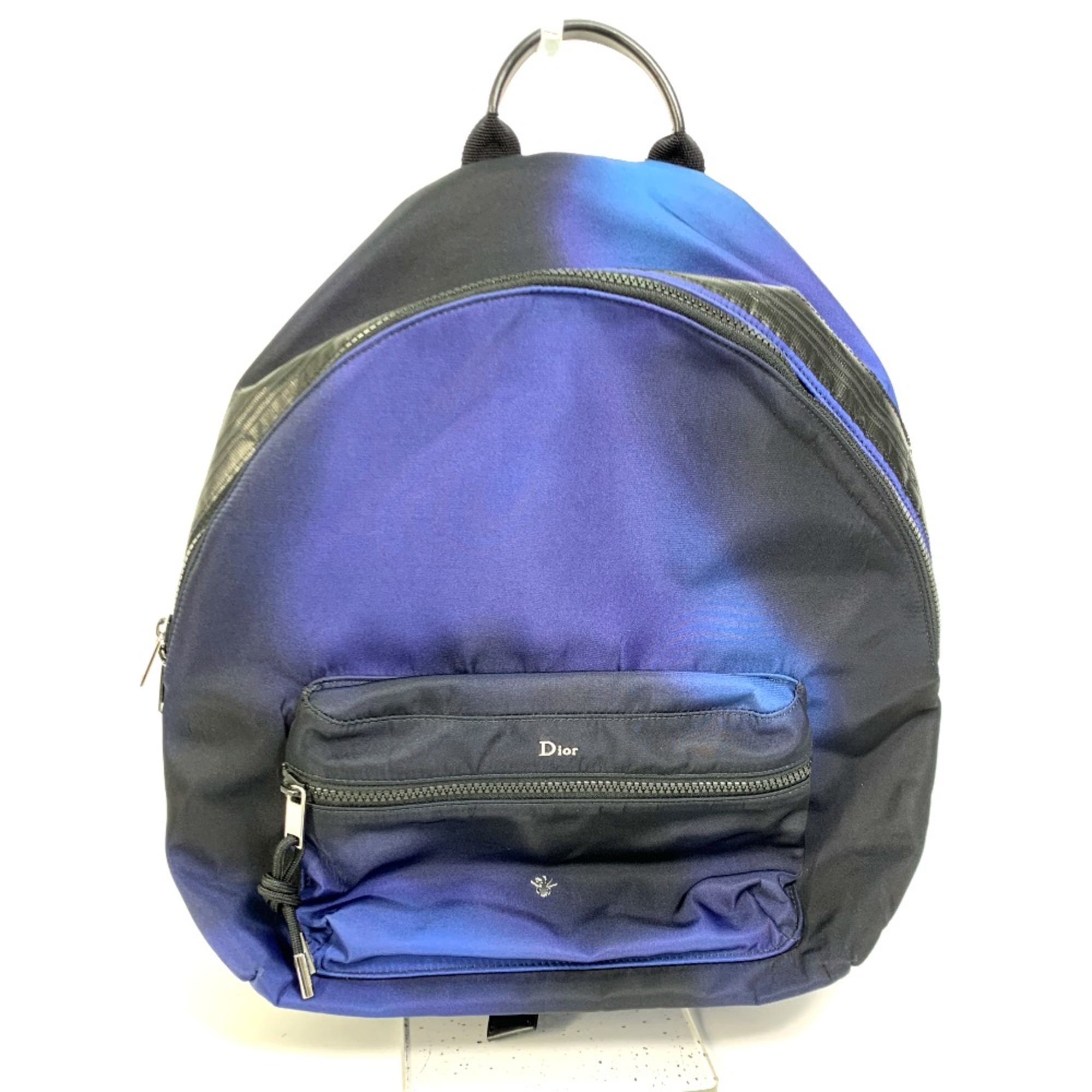 CHRISTIAN DIOR Backpack Bag Backpack blue Black