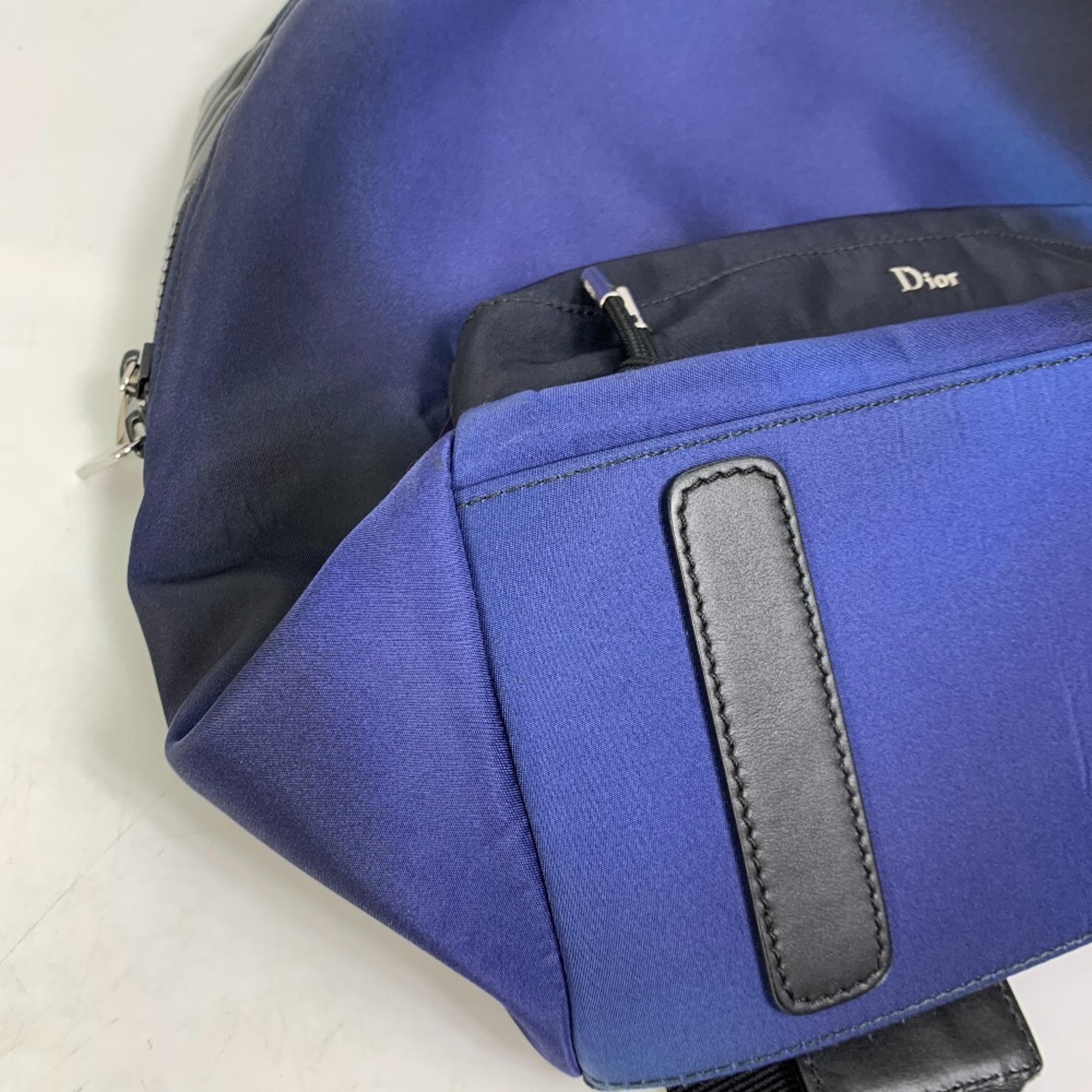 CHRISTIAN DIOR Backpack Bag Backpack blue Black