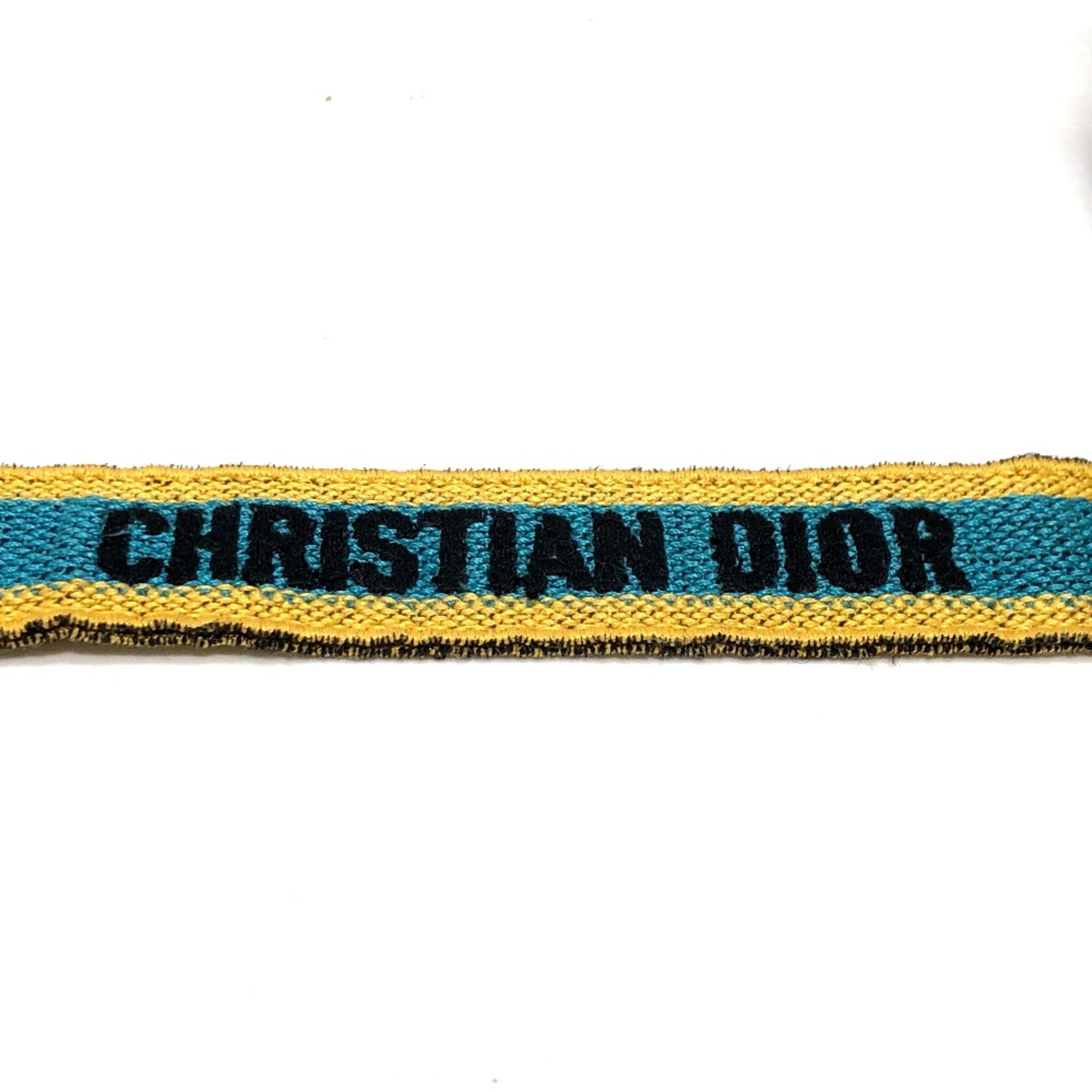 Christian CHRISTIAN DIOR Bag Crossbody Shoulder Bag blue SilverHardware