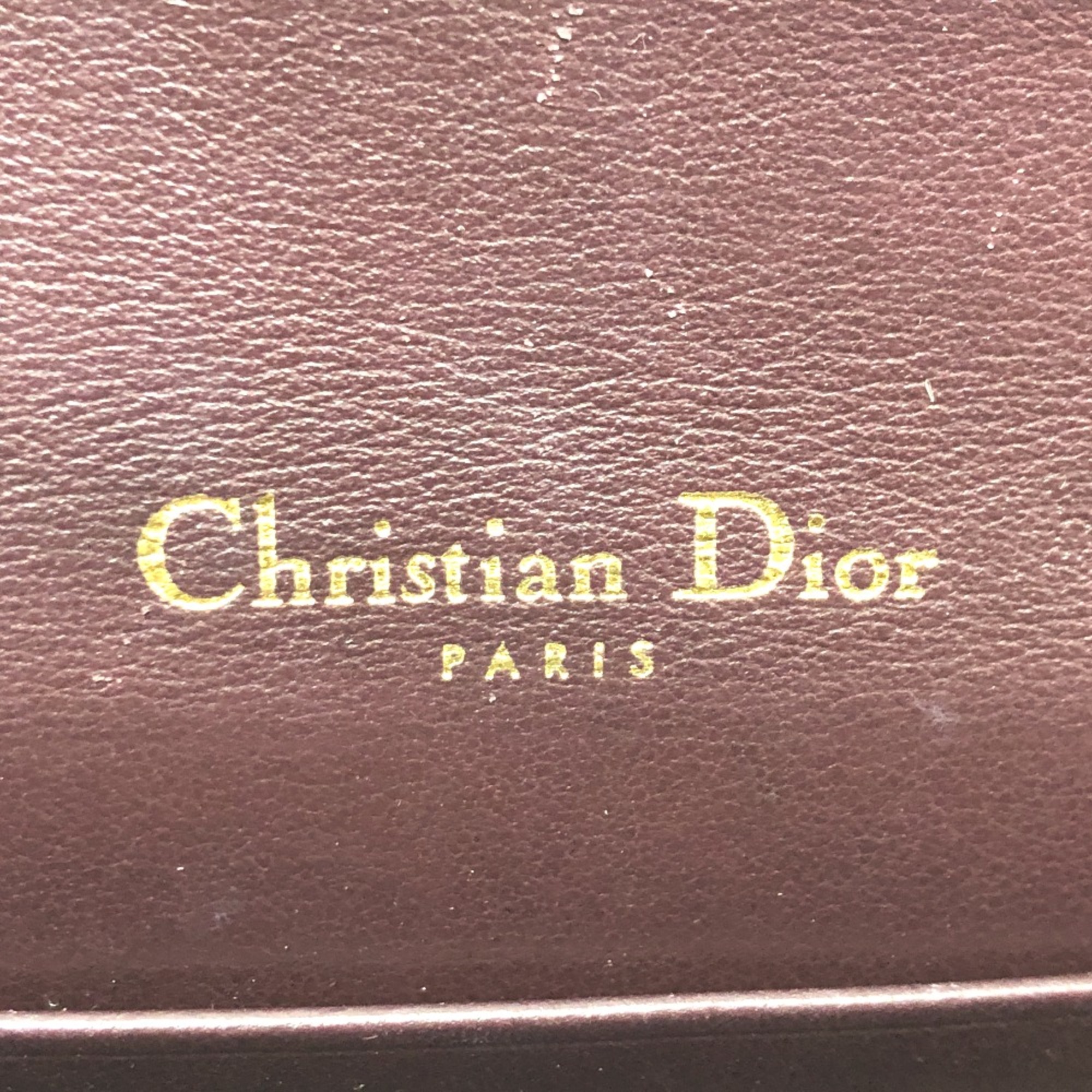 Christian CHRISTIAN DIOR Trotter Waist pouch body bag Bordeaux GoldHardware