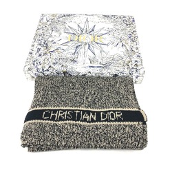 CHRISTIAN DIOR 25DWI214S007 Scarf Black Beige