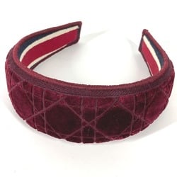 CHRISTIAN DIOR hair accessory Headband Hairband Katyusha wine-red