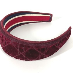 CHRISTIAN DIOR hair accessory Headband Hairband Katyusha wine-red