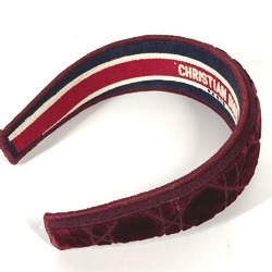 CHRISTIAN DIOR hair accessory Headband Hairband Katyusha wine-red