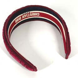 CHRISTIAN DIOR hair accessory Headband Hairband Katyusha wine-red