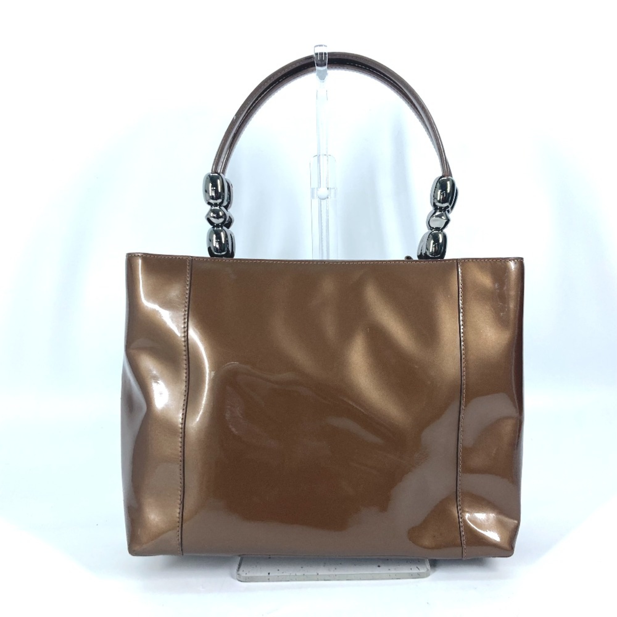 CHRISTIAN DIOR Tote Bag Hand Bag Brown