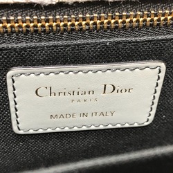 CHRISTIAN DIOR CD logo Montaigne Oblique bag shawl Crossbody Shoulder Bag gray GoldHardware