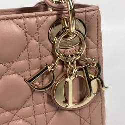 CHRISTIAN DIOR M0505ONGE_M50P Lady CHRISTIAN DIOR Cannage Chain Shoulder Bag Crossbody Bag Hand Bag Pink BeigeBased