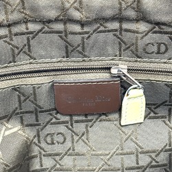 CHRISTIAN DIOR Cannage Quilted bag Hand Bag IvoryBased SilverHardware