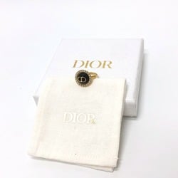 CHRISTIAN DIOR CD ring Ring Gold Black/White