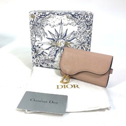 CHRISTIAN DIOR S5695CCEH saddle key key ring Key Case pink Gold