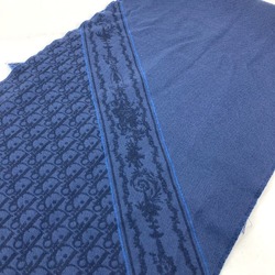 CHRISTIAN DIOR 24E0004A0741 fringe Scarf blue