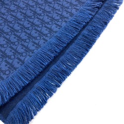 CHRISTIAN DIOR 24E0004A0741 fringe Scarf blue