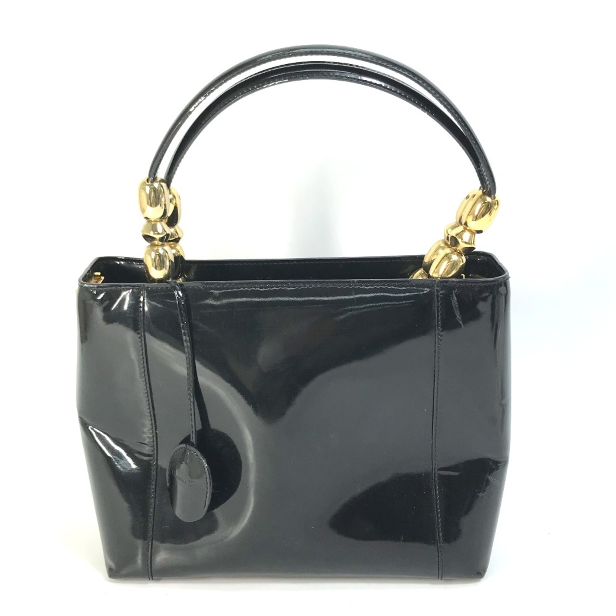 CHRISTIAN DIOR Hand Bag Tote Bag Black