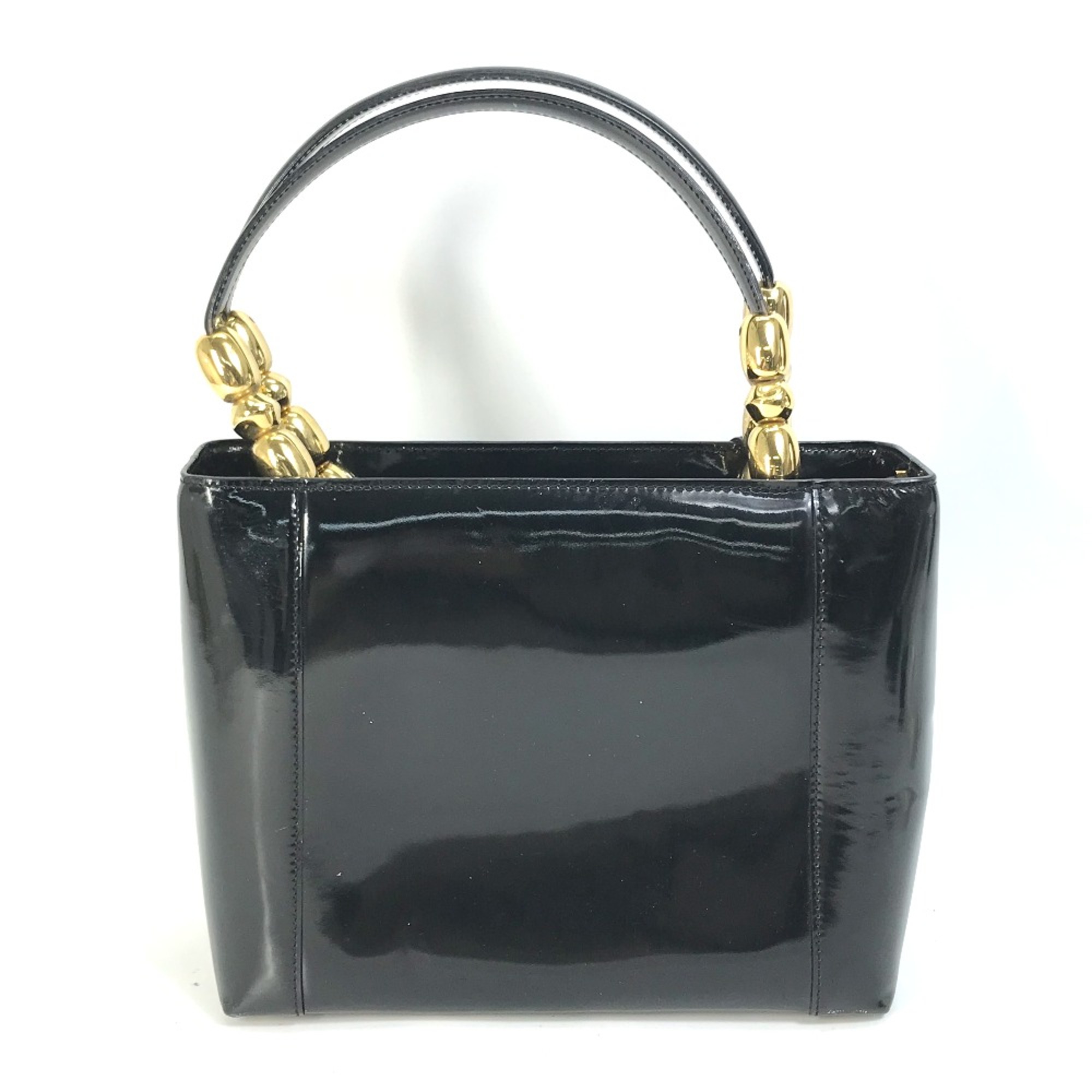 CHRISTIAN DIOR Hand Bag Tote Bag Black