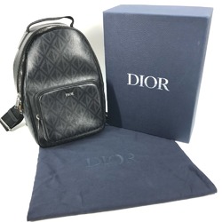 CHRISTIAN DIOR 1ESBO038CDP_H43E CD Diamond Cross Shoulder Bag body bag Black Navy Based