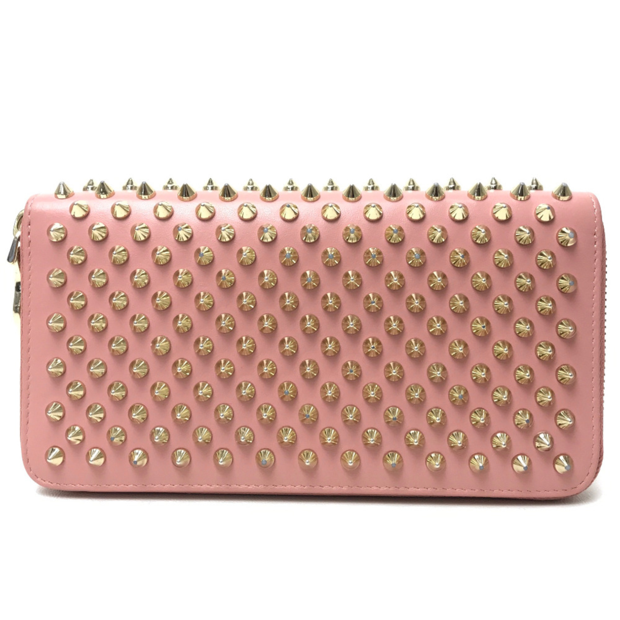 Christian Louboutin 1165065 Zip Around Long Wallet pink