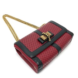 Christian Louboutin 3135011 Ribbon motif bag shoulder chain Shoulder Bag Red