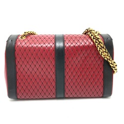 Christian Louboutin 3135011 Ribbon motif bag shoulder chain Shoulder Bag Red