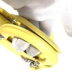 CHRISTIAN DIOR M0532PCAL LADY CHRISTIAN DIOR LADYDIOR 2WAY Hand Bag Star Shoulder Bag Hand Bag yellow