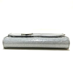 Christian Louboutin 1145132 Glitter 2WAY Chain Shoulder Bag Clutch bag Silver SilverHardware