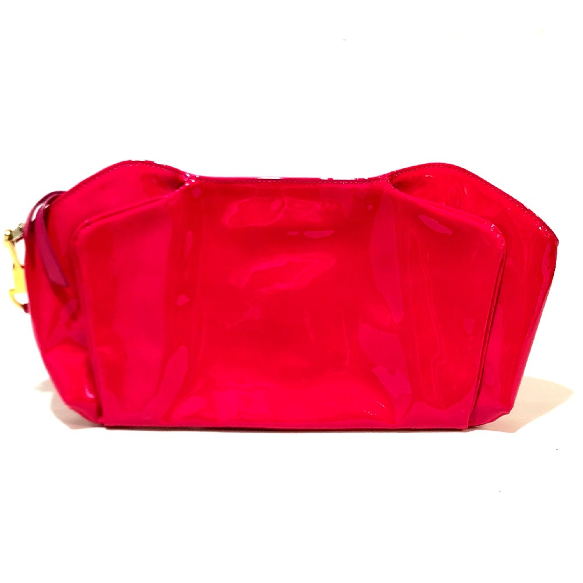 Christian Louboutin enamel Bag Clutch bag pink