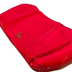 Christian Louboutin enamel Bag Clutch bag pink