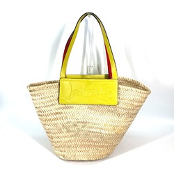 Christian Louboutin 1215220 Tote Bag basket bag bag basket bag Shoulder Bag yellow Beige