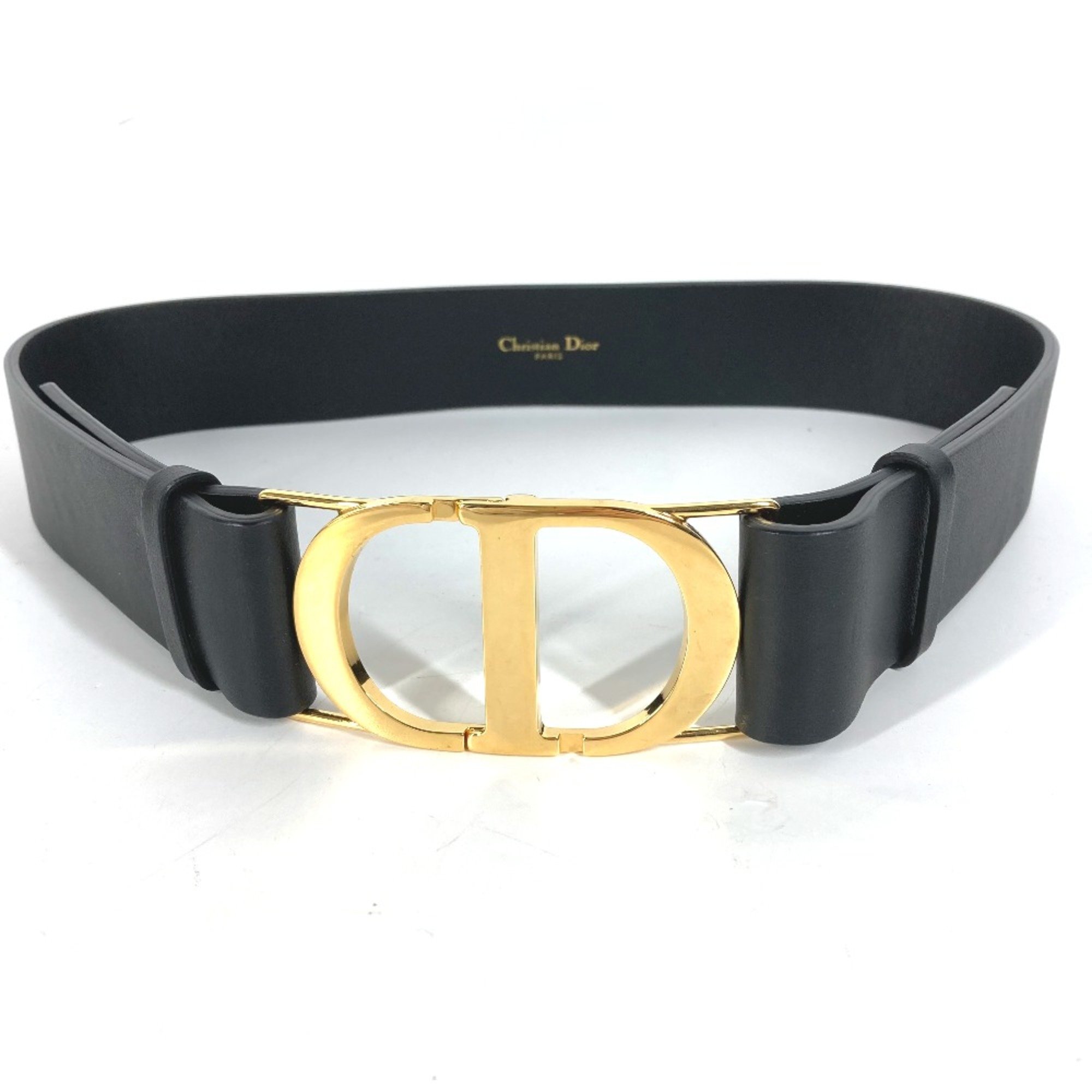 CHRISTIAN DIOR belt Black Gold