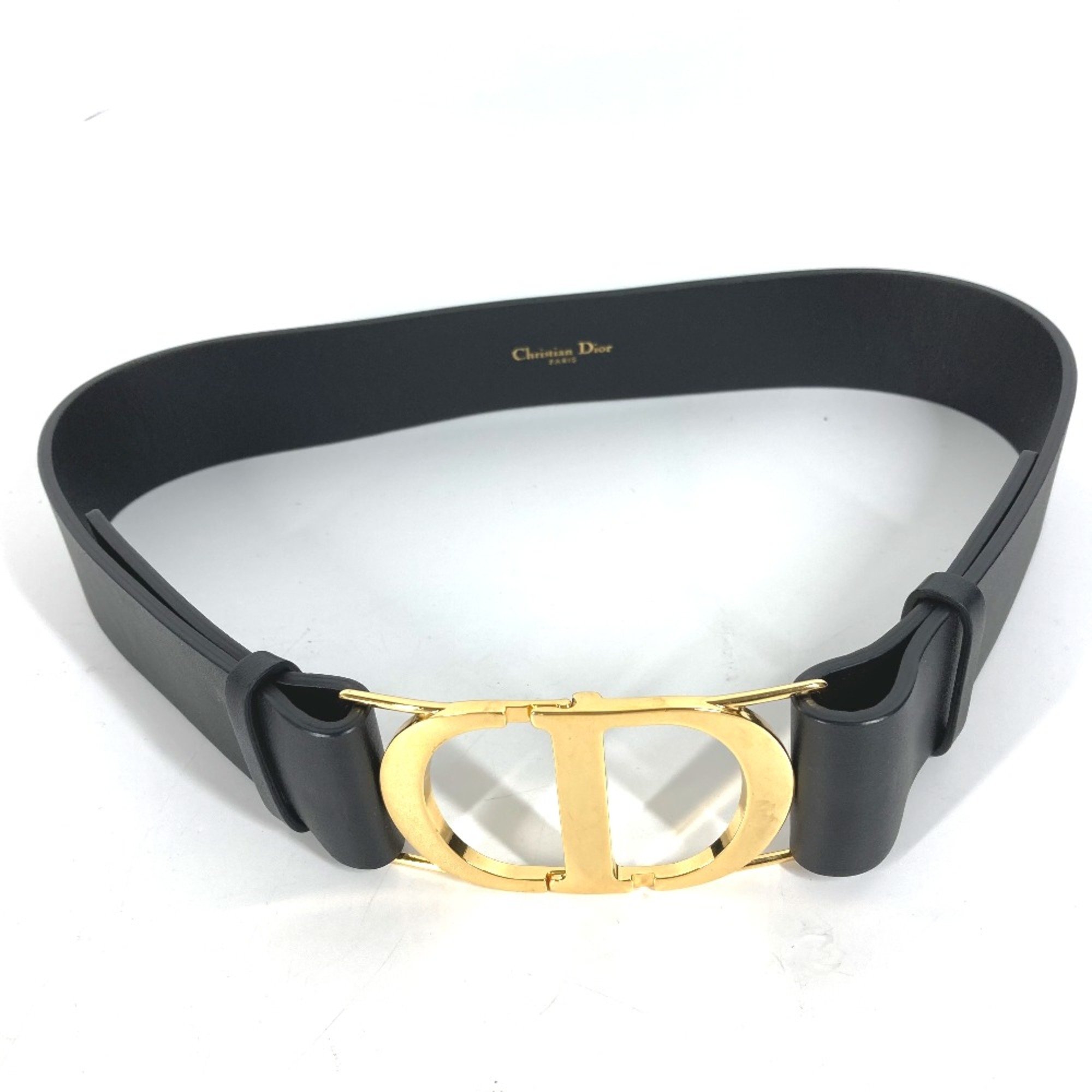 CHRISTIAN DIOR belt Black Gold