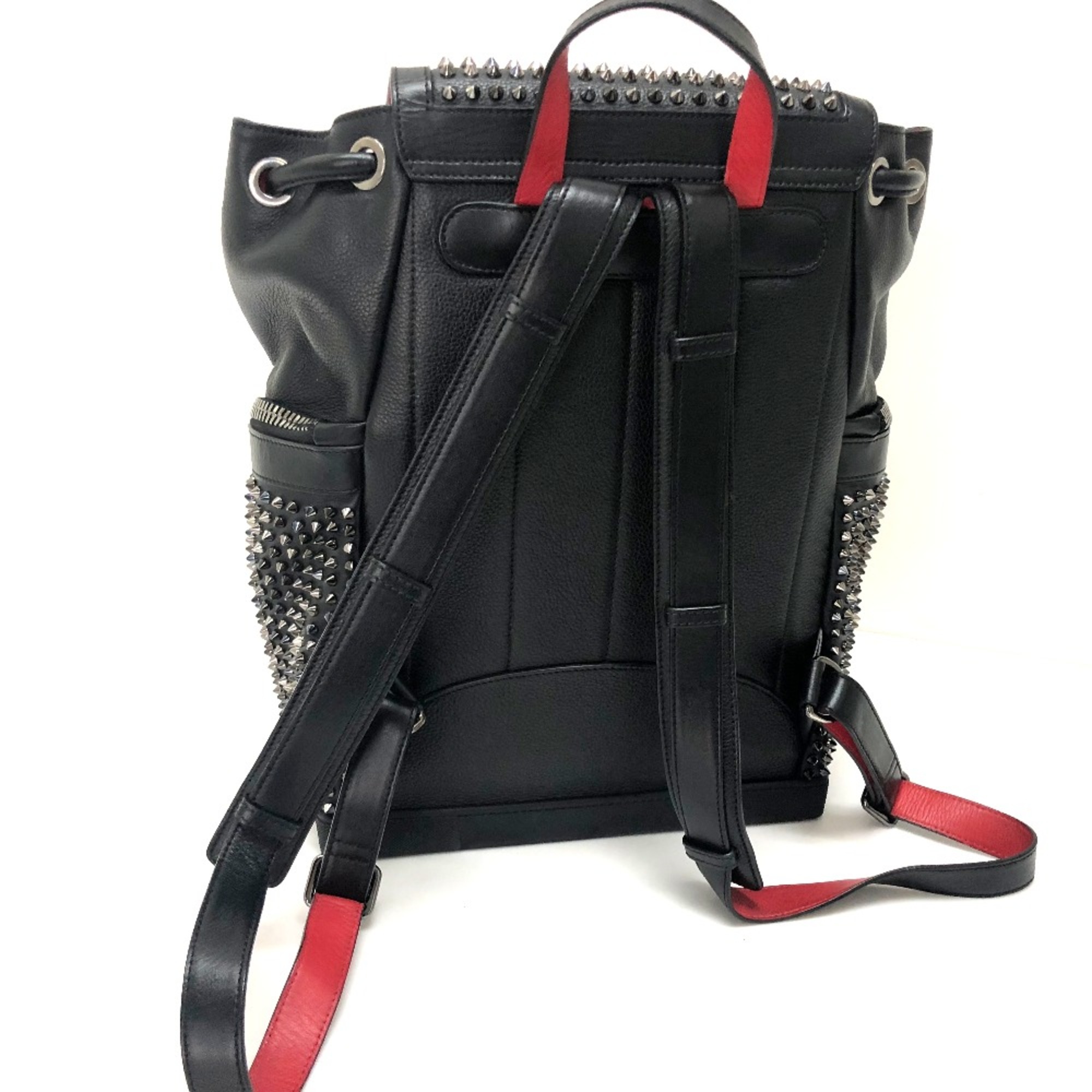 Christian Louboutin 1165167 Spike studs Backpack Backpack Black