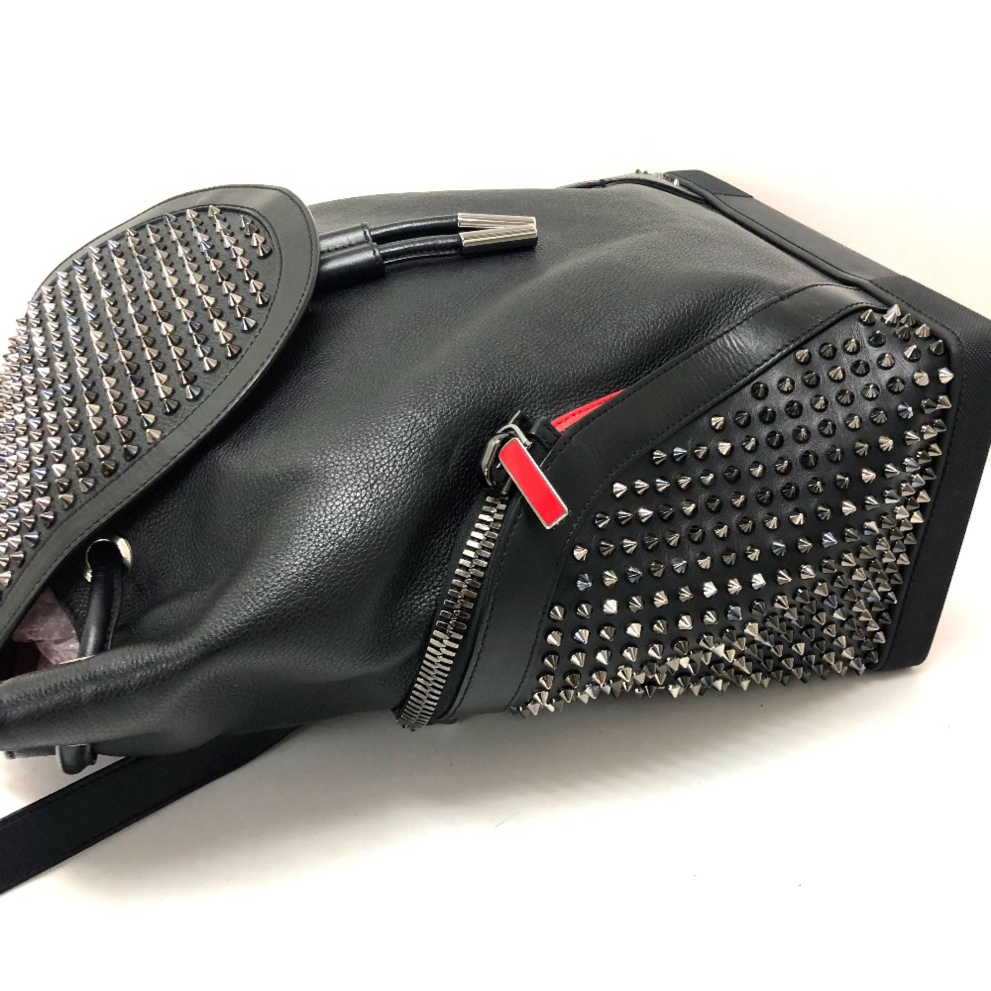 Christian Louboutin 1165167 Spike studs Backpack Backpack Black