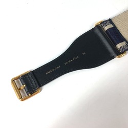 CHRISTIAN DIOR Thick belt belt Navy