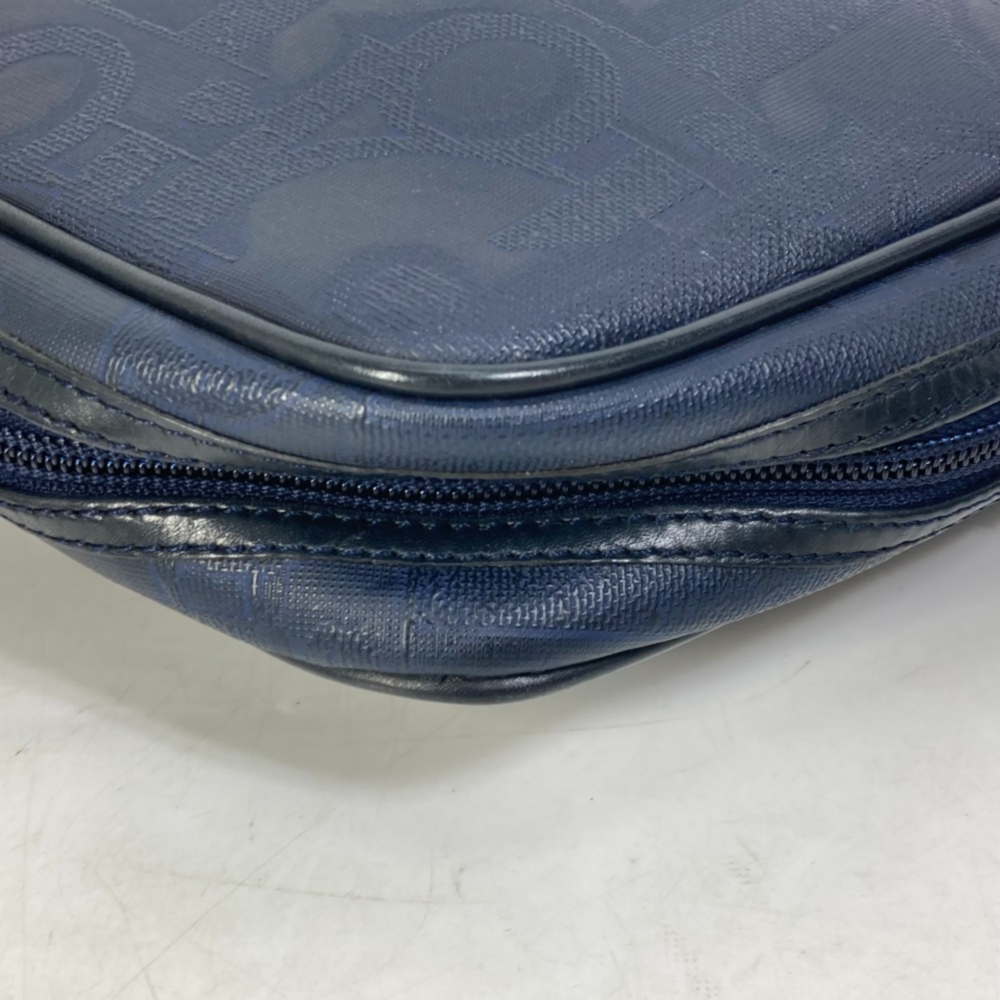 CHRISTIAN DIOR Trotter vintage bag Cluch Bag Navy