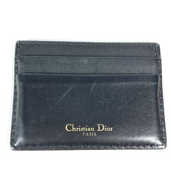 CHRISTIAN DIOR 26-MA-1128 Pass case Business Card Holder Card Case Black