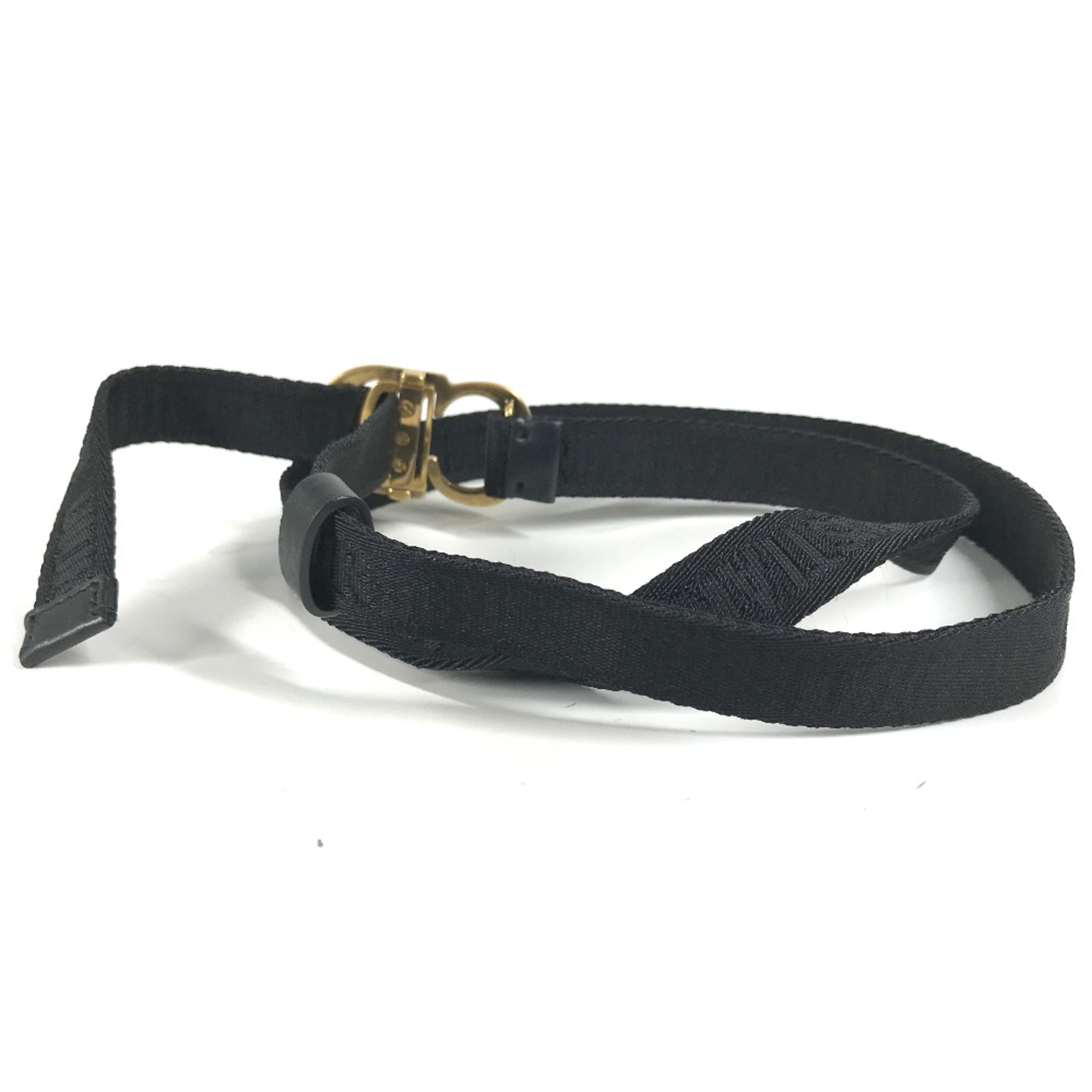 CHRISTIAN DIOR belt Black Gold