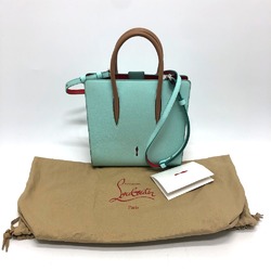 Christian Louboutin 1165026 Tote Bag 2WAY Shoulder Bag Hand Bag blue SilverHardware