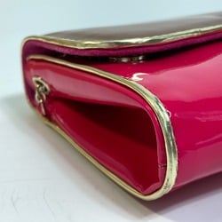 Christian Louboutin 1120586 Bicolor Bag Hand Bag Clutch bag Brown x pink