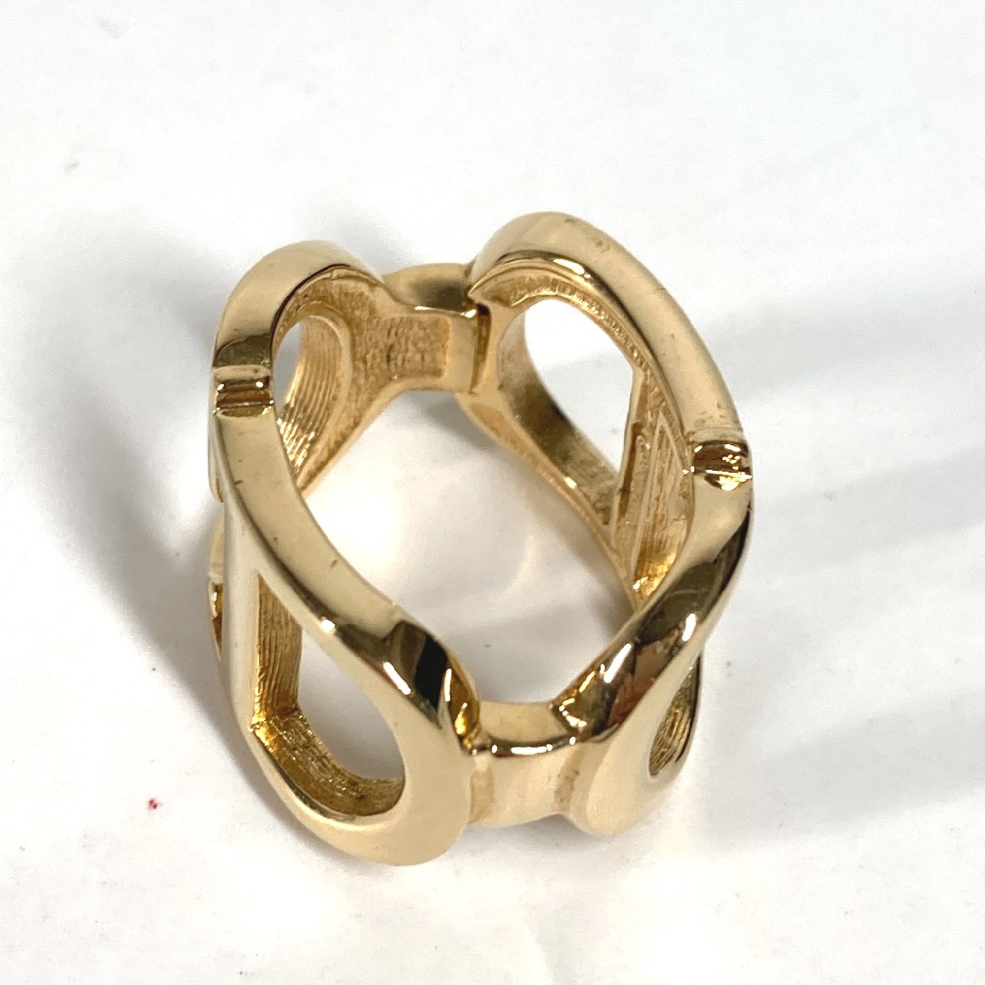 CHRISTIAN DIOR vintage Accessories Scarf ring Gold