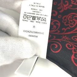 CHRISTIAN DIOR Scarf Black Red