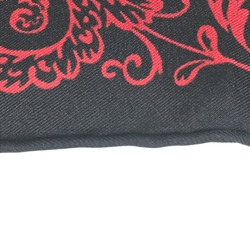 CHRISTIAN DIOR Scarf Black Red