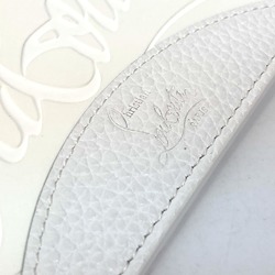 Christian Louboutin 1205018 logo sneaker sole Card Case Coin Compartment Wallet coin purse White