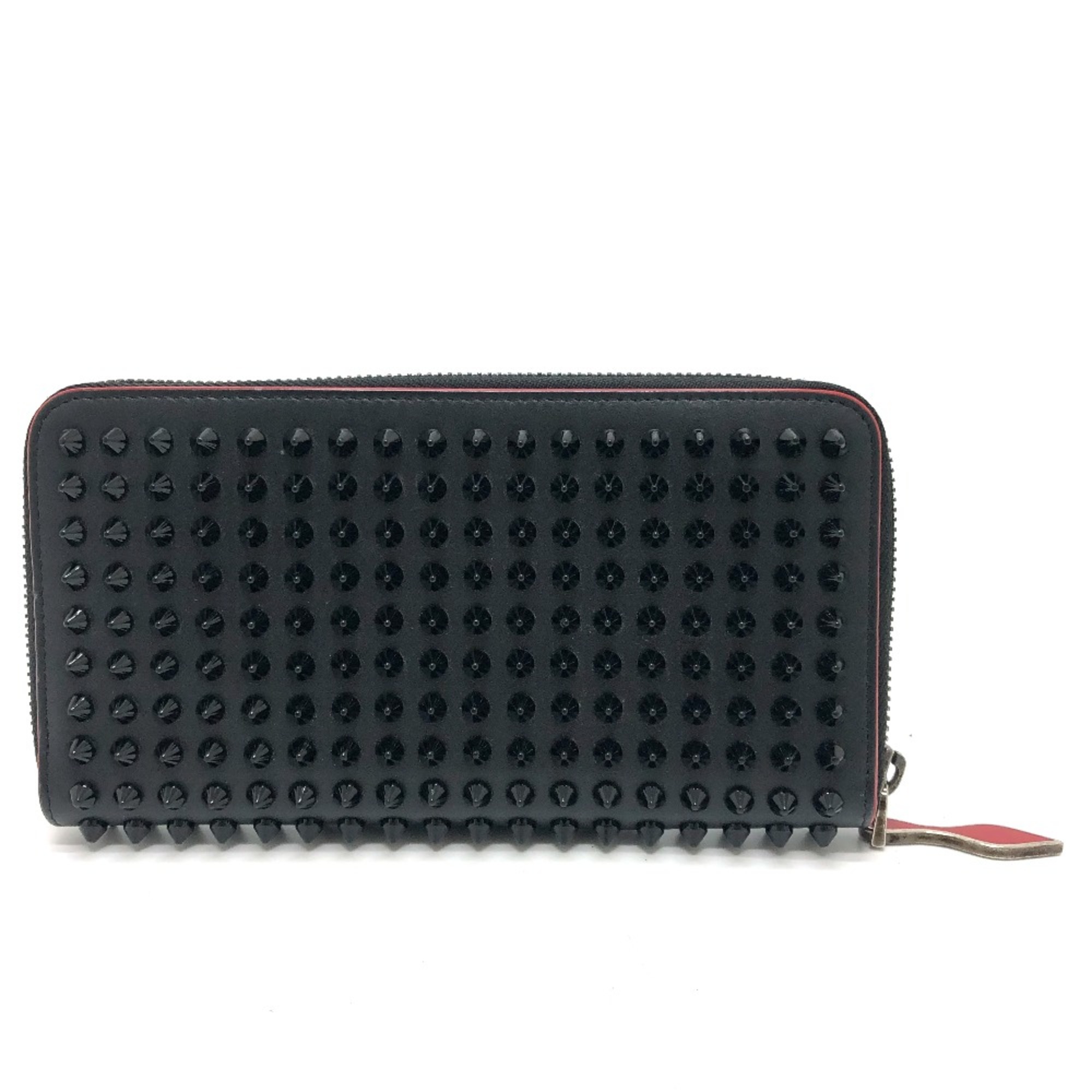 Christian Louboutin Panettone Zip Around Long Wallet Black